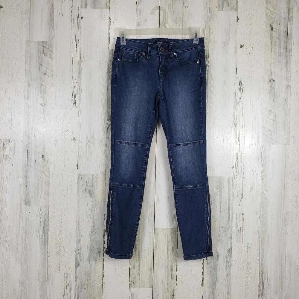 Bebe ankle zipper skinny jeans size 25